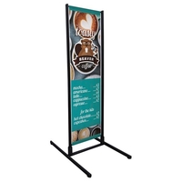 7' outdoor dual trak display with double-sided opaque vinyl banner.... from...