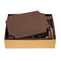 Large chocolate box filled with 1 1/4 lbs of truffles/chocolates.... from ASI...