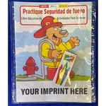 Practice Fire Safety Spanish Coloring Book Fun Pack