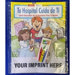 Your Hospital Cares About You Spanish Coloring Book Fun Pack