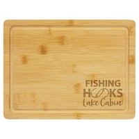 Bamboo Cutting Board with Drip Ring 11 1/2" x 8 3/4",... from ASI 72657...