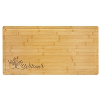 Bamboo Cutting Board with Drip Ring 23 3/4" x 12".... from ASI 72657 Active...
