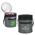 Two-Tone Grey Barreled Cooler