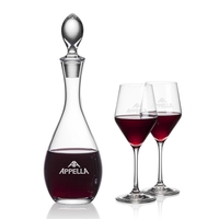 Lead Free Crystalline Malvern Decanter with 2 or 4 Bengston... from ASI 84592...