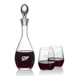 Malvern Decanter & Germain Stemless Wine