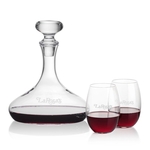 Stratford Decanter & Carlita Stemless Wine
