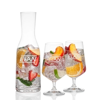 Crystalline Carafe Set. Includes the 40oz Caldmore Carafe and your choice......