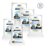 Messina VividPrint™ Award on Newhaven Base - White