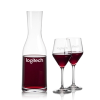 Crystalline Carafe Set. Includes the 40oz Caldmore Carafe and your choice......