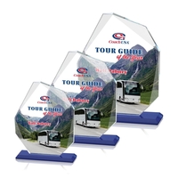 The beveled Durham is a dynamic starfire polygon mounted on a... from ASI...