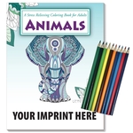 Animals Stress Relieving Coloring Book - Relax Pack