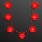 Valentine Hearts String Lights Necklace
