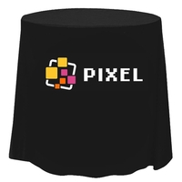 100% Polyester Supreme Knit Textile fully dye sublimated 70" round table......