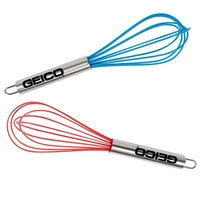 Stainless Steel Handled Rubber Whisk