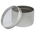 Silver Seamless Window Tins