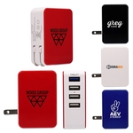 UL 4 PORT USB FOLDING WALL CHARGER