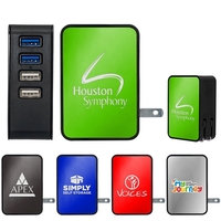 UL 4 PORT VIVID USB FOLDING WALL CHARGER