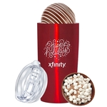 20oz Stainless Steel Straight Tumbler w/ Hot Chocolate Bomb