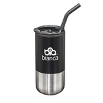 Bondi Double Wall Tumbler w/ Straw -18oz