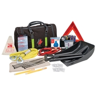 58 Pieces auto adventure kit featuring 23 pieces first aid kit,... from ASI...