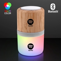 4.25" Light Up Speaker, Bluetooth + Rechargeable