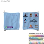 Colored Microfiber Dri-Lite Terry Golf Towel