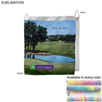 Sublimated Microfiber Terry Golf Towel 15x15