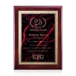 Gemstone Rosewood Plaque - Rosewood/Garnetine