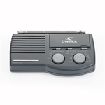 Tony Retro Pop-Up Clock/Radio - Black