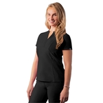 Adar - Addition - Women's Notched V-Neck Top