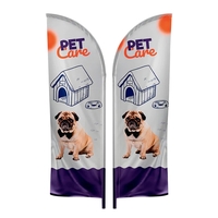 10' Double Sided Feather Flag