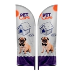 15' Double Sided Feather Flag