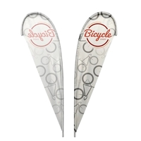 15' Single Sided Teardrop Flag