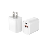 Dual Port USB Wall Plug Charger - PD 18W + QC3.0