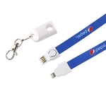 Chester Lanyard, iPhone & Android 2 in 1 Charging Cable