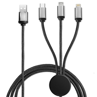 Modesto Back-lit 3-in-1 Charging Cable