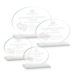 Austin Award (Horiz) - White