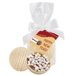 New Years Hot Chocolate Bomb Mug Stuffer-White Choc. Crystal