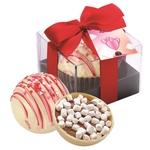 Valentine's Day Mega Hot Choc. Bomb Gift Box - White Choc.