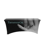 6' Stretch Open-Back Full Color Table Throw