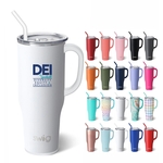 Swig Life Stainless Steel Mega Mug 40oz with flexi-straw