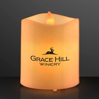 LED Mini Pillar Candles, Tall Tealights