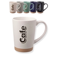 16 oz. ceramic mug with matte exterior, speckle accents and comfort... from...