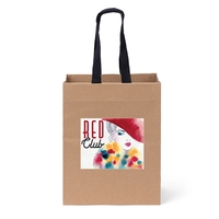 Environmentally-friendly 120 GSM Woven Handle Eurotote with 3/4" W x 12"......