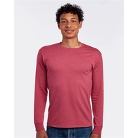 Adult long sleeve 5.6 oz. 50% cotton / 50% polyester t-shirt.... from ASI...