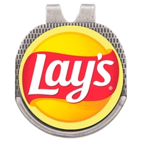 Sublimated Magnetic Hat Clip Golf Ball Marker