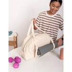 SOMEWHERE YOGA TOTE - NATURAL CANVAS