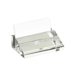 4" x 2.5" Crystal Business Card Holder