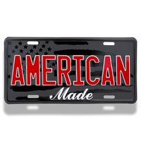 Embossed Aluminum License Plates