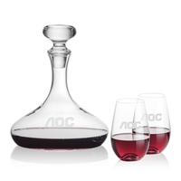 Stratford Decanter & Boston Stemless Wine